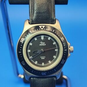 Vintage 1995 Timex‎ Indiglo Diver 27mm Women's Quartz Watch Fully Restored
